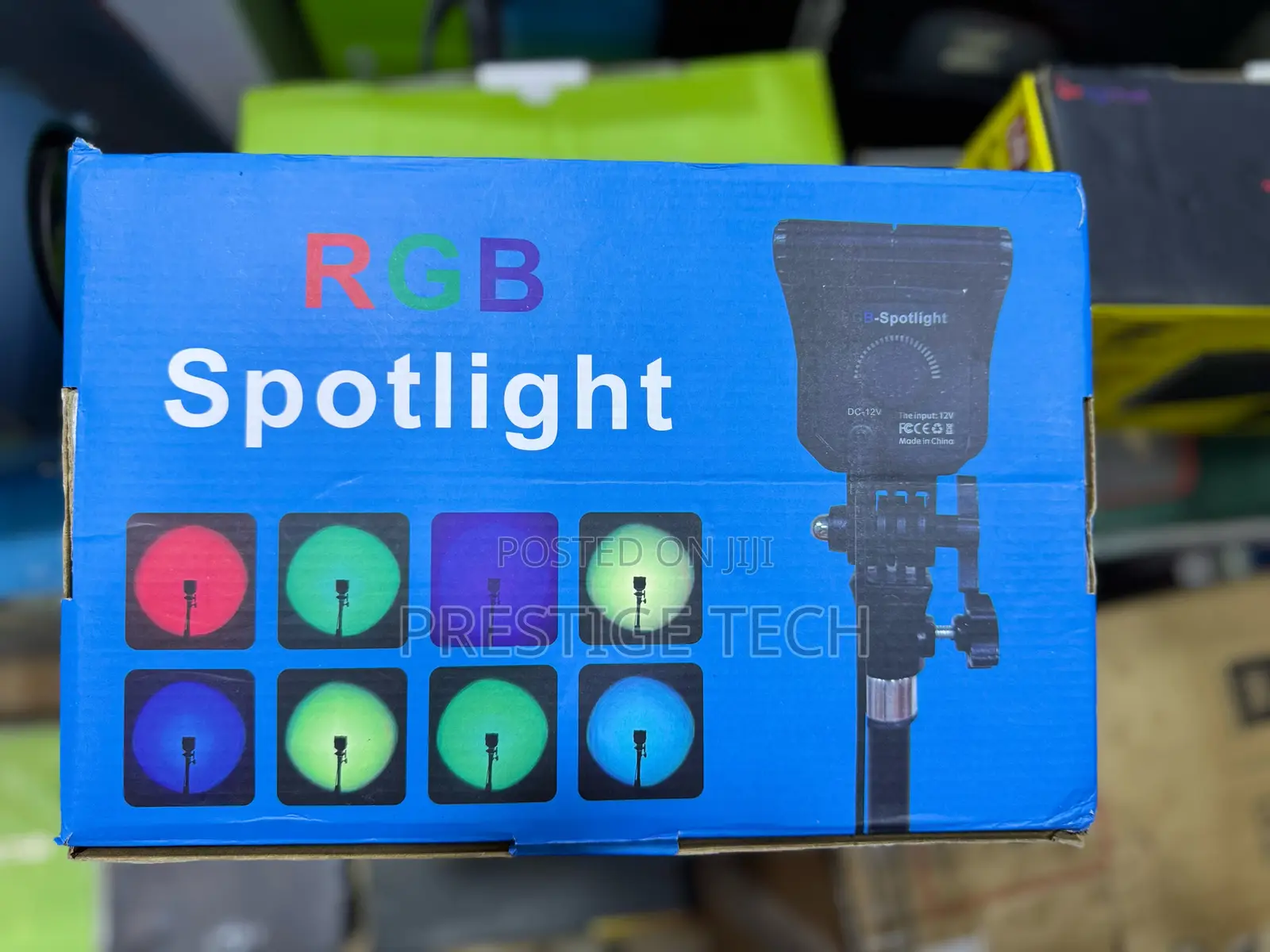 Electric RGB Spotlight (Fsd-168) With Remote Control