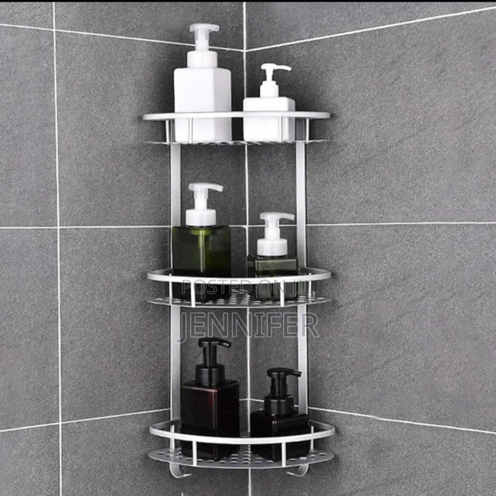 New Aluminium Bathroom Shower Corner Rack