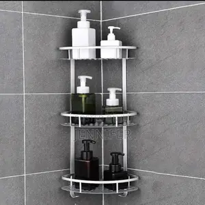 New Aluminium Bathroom Shower Corner Rack