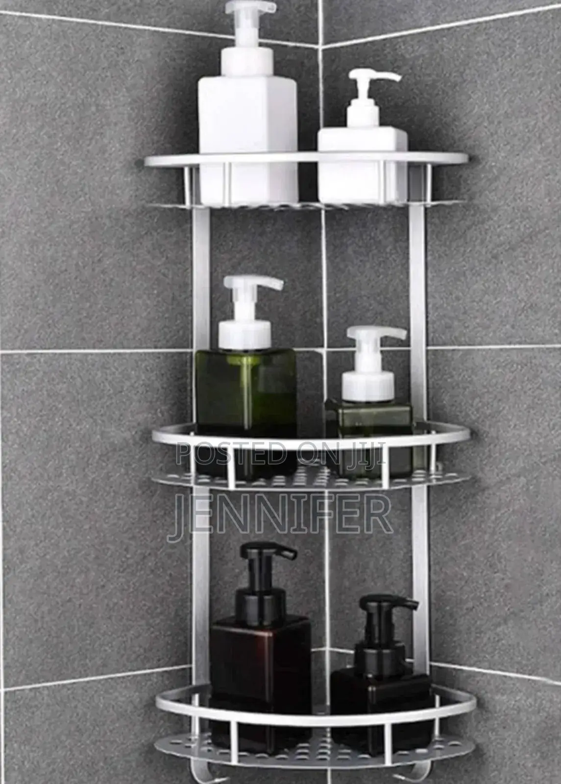 New Aluminium Bathroom Shower Corner Rack