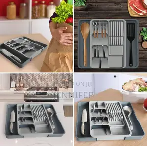 Kitchen Cutlery Utensils Tray Organiser