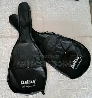 Black Single Layer Nylon Full Size Acoustic/Solo Guitar Bags