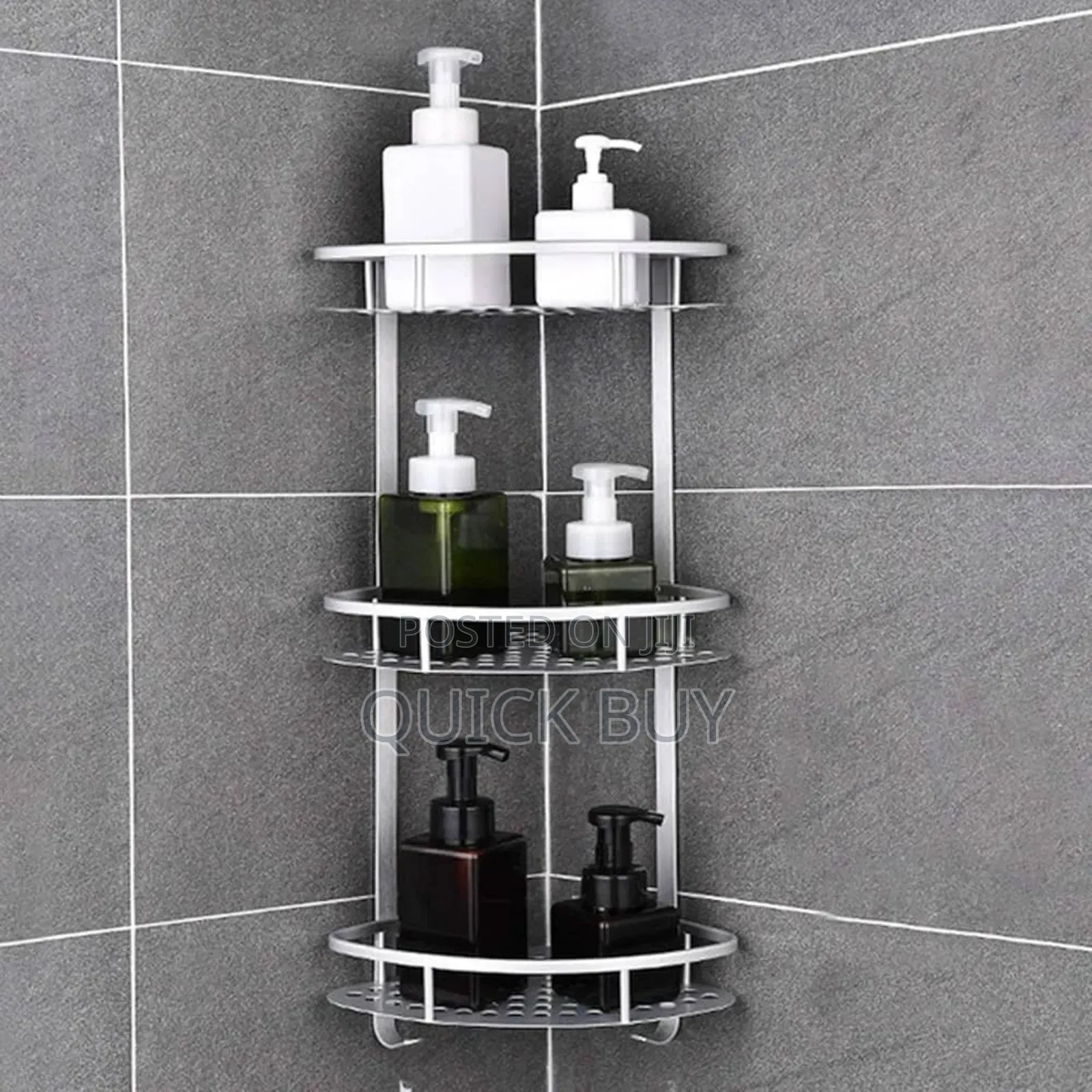 3-Tier Wall Corner Rack Shelf