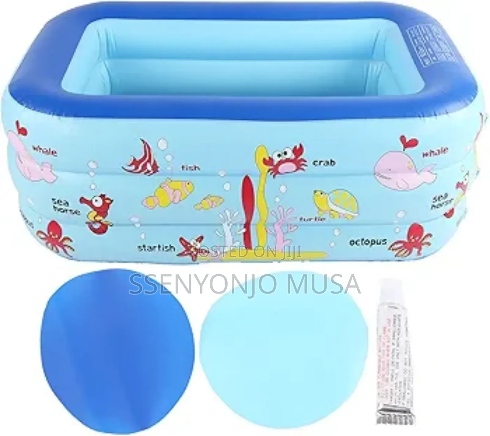 7ft Inflatable Kid's Swimming Pool - The Ultimate Backyard Fun-