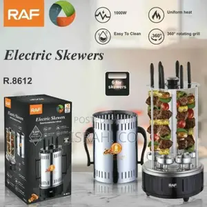 Raf Electric BBQ Skewers 1000w 6 Skewers _Automatic Rotation