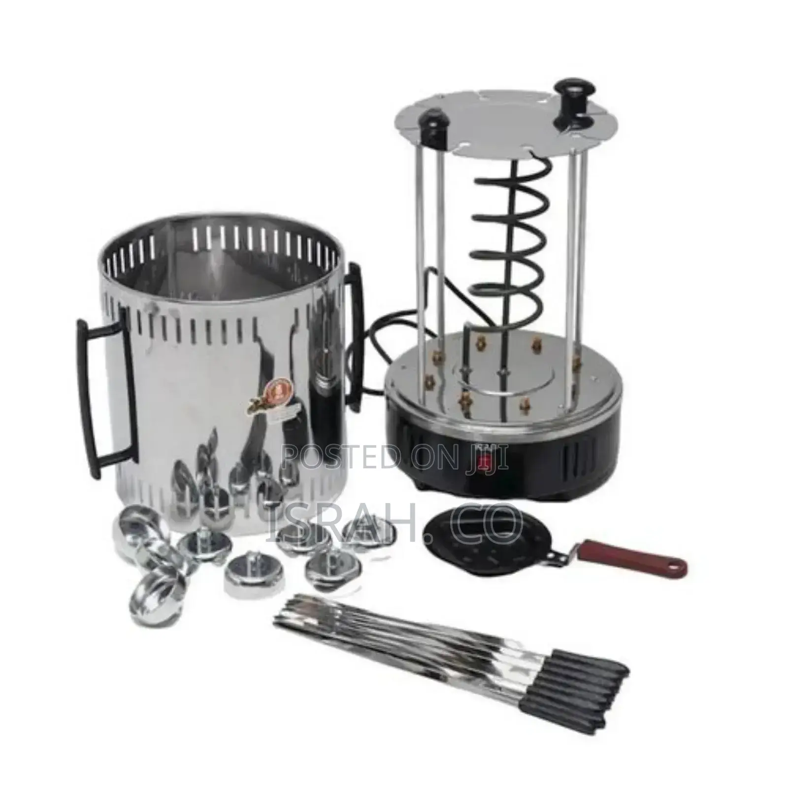 Raf Electric BBQ Skewers 1000w 6 Skewers _Automatic Rotation