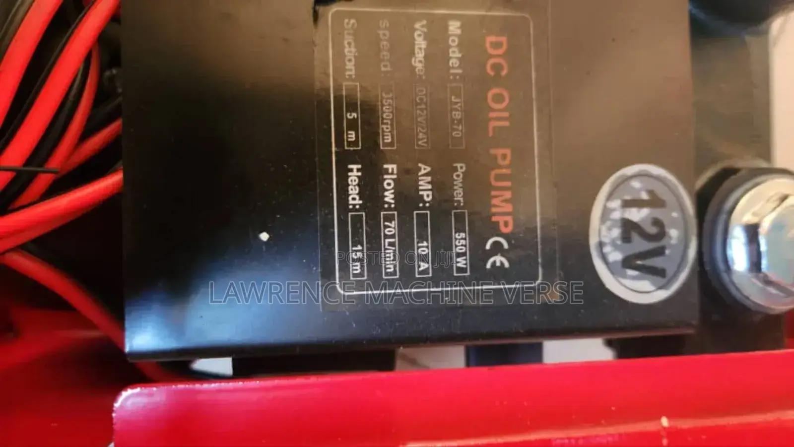 Dc Oil Pump /Fuel Pump 550 Watts