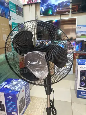 Saach Black Stand Fan