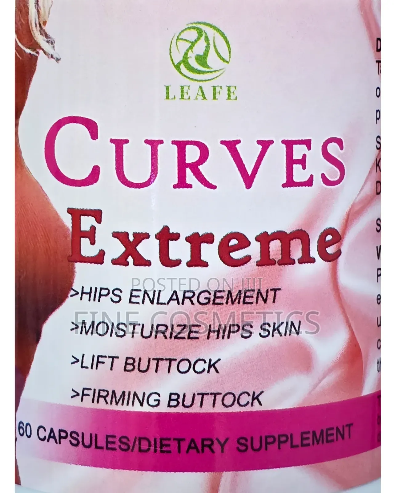 Extreme Curves Hips and Buttocks Enlargement Maca 60capsules