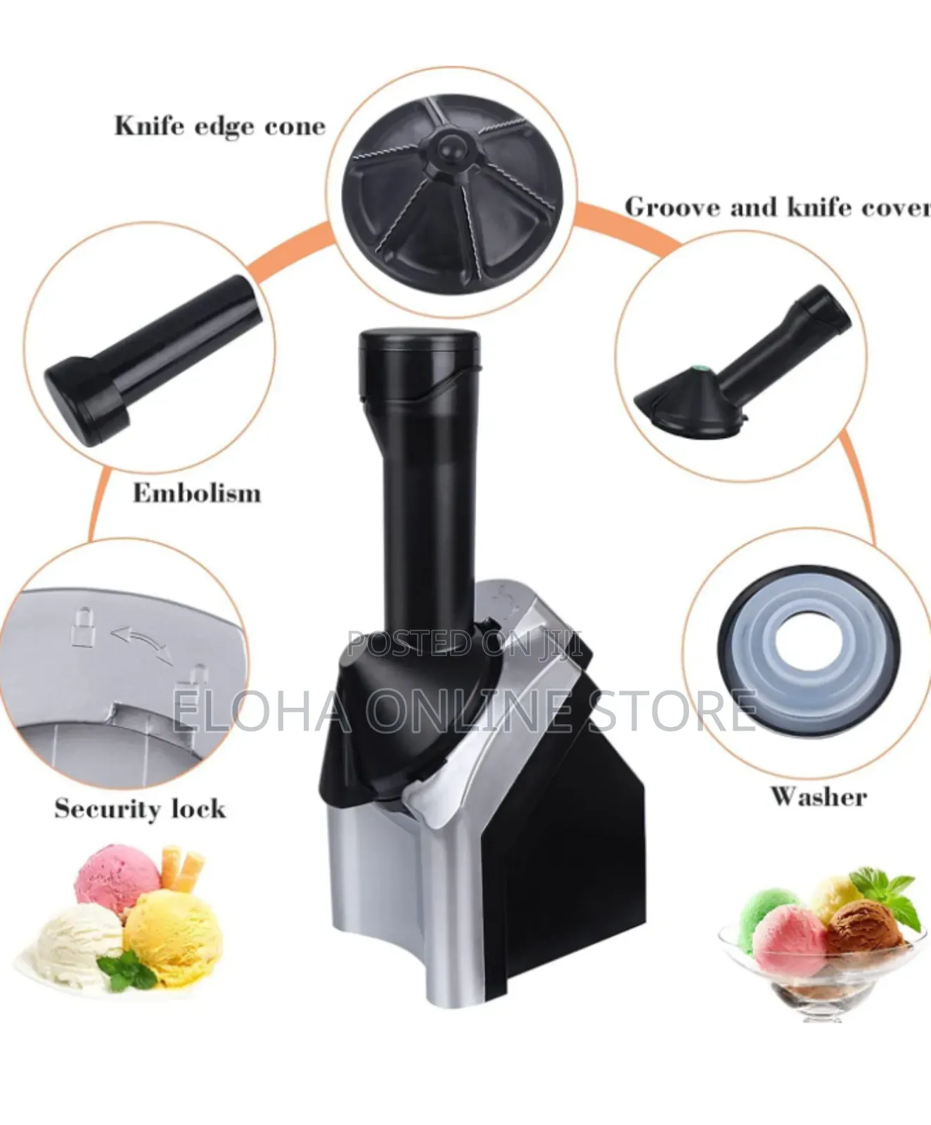 Frozen Fruit Ice Cream Maker