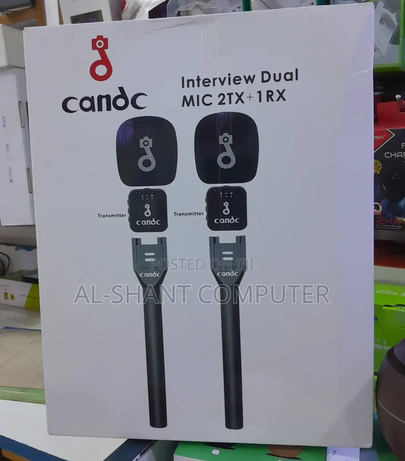 Wireless Microphone/Candc Interview Dual Microphone