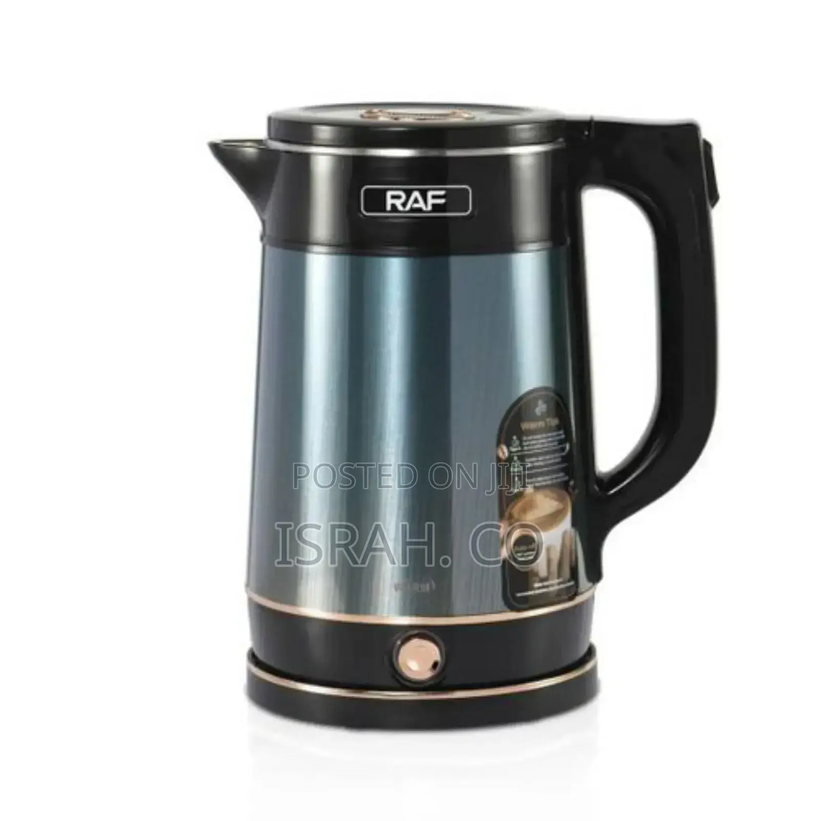 Raf 2.5l Stainless Steel Electric Kettle Large Capacity 360