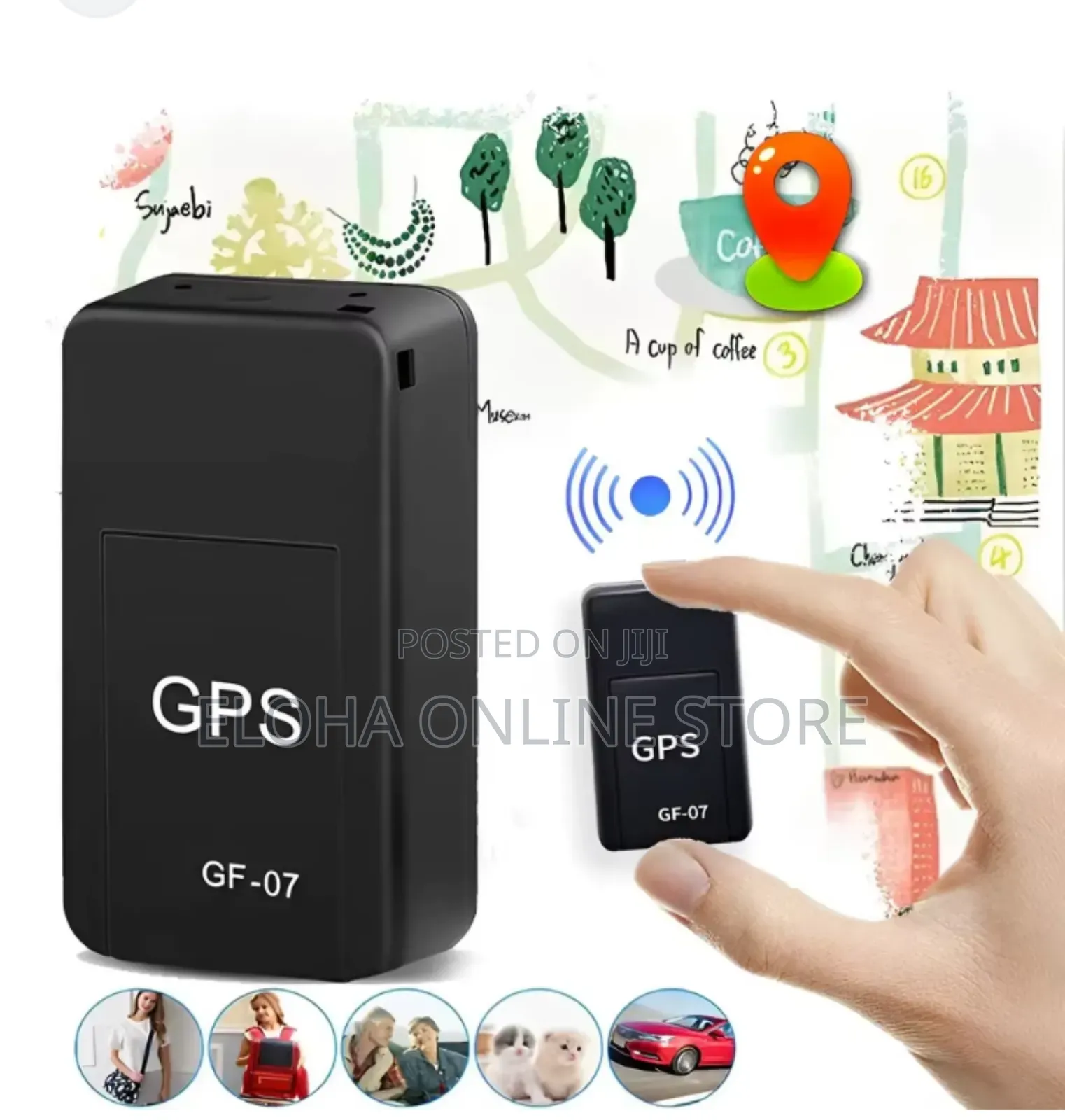 Mini Magnetic Car Tracker GPS Real-Time Locator