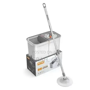 Microfiber Spin Mop Bucket Set for Floor Cleaning,