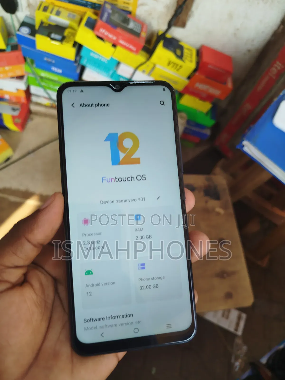 Vivo Y01 32 GB Black