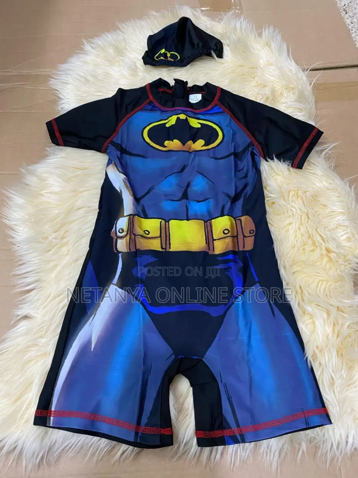 Kids Character Swimming Costume With Cap