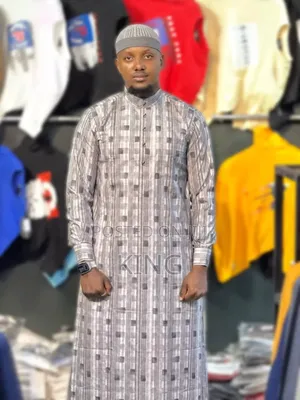 Patterned Muslim Kanzu