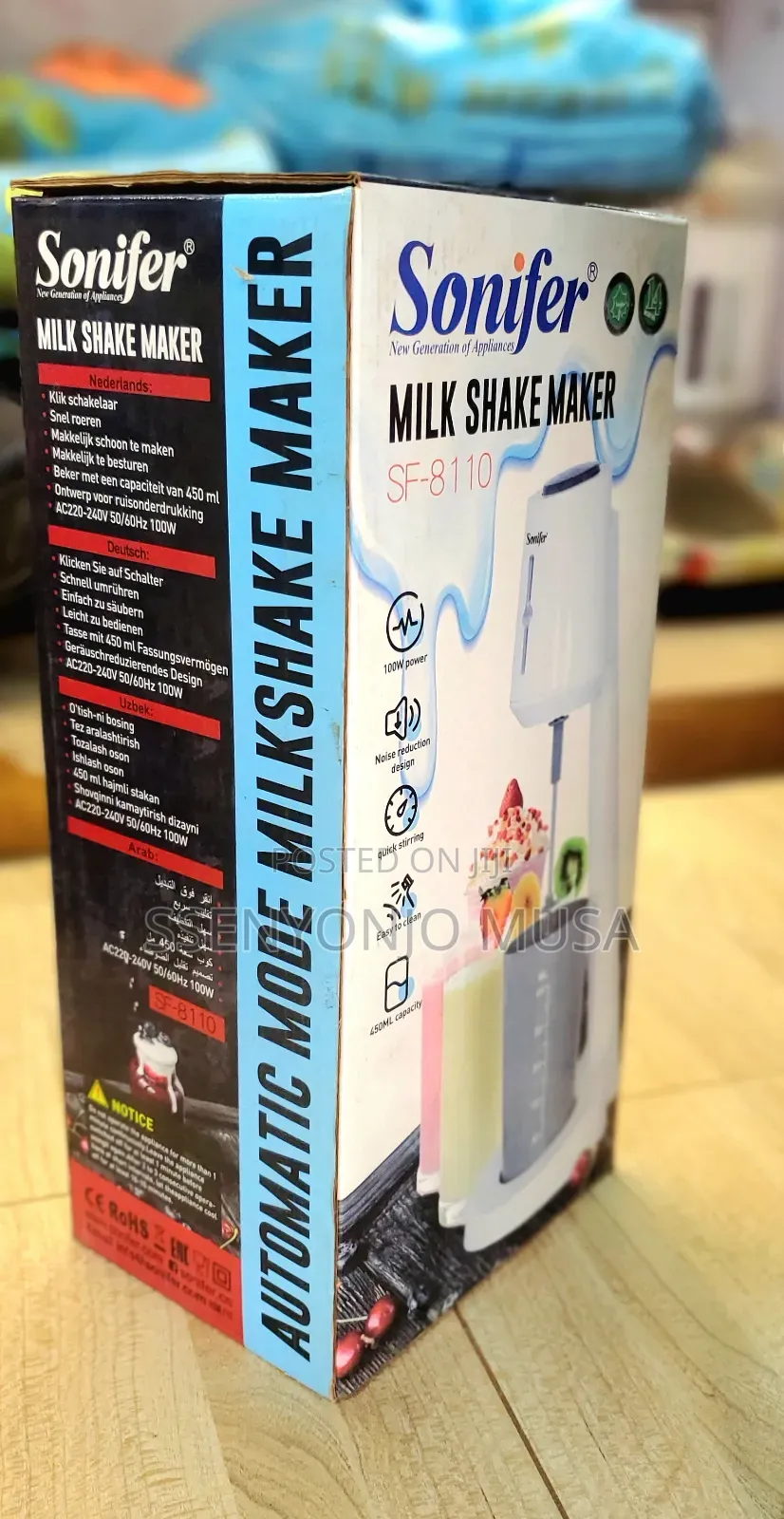 Sonifer Sf-8110 Electric Milkshake Maker
