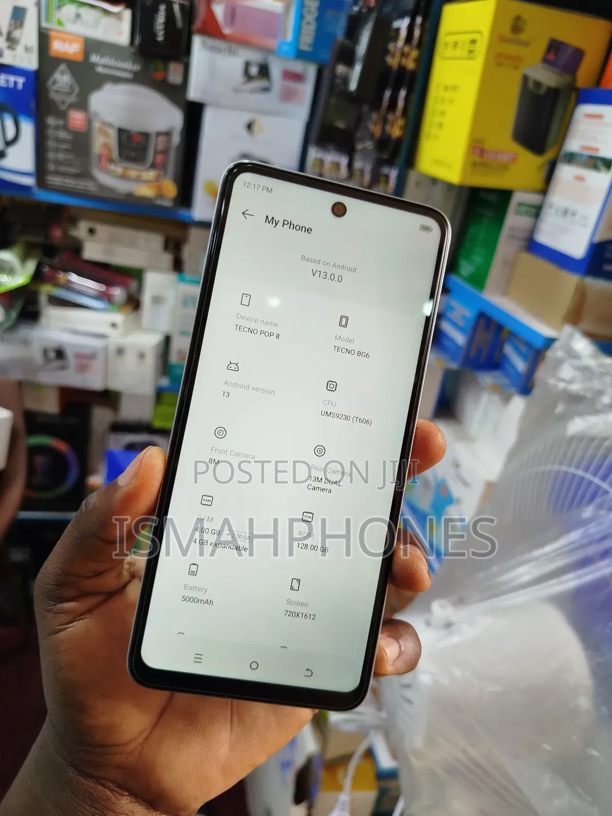 Tecno Pop 8 128 GB White