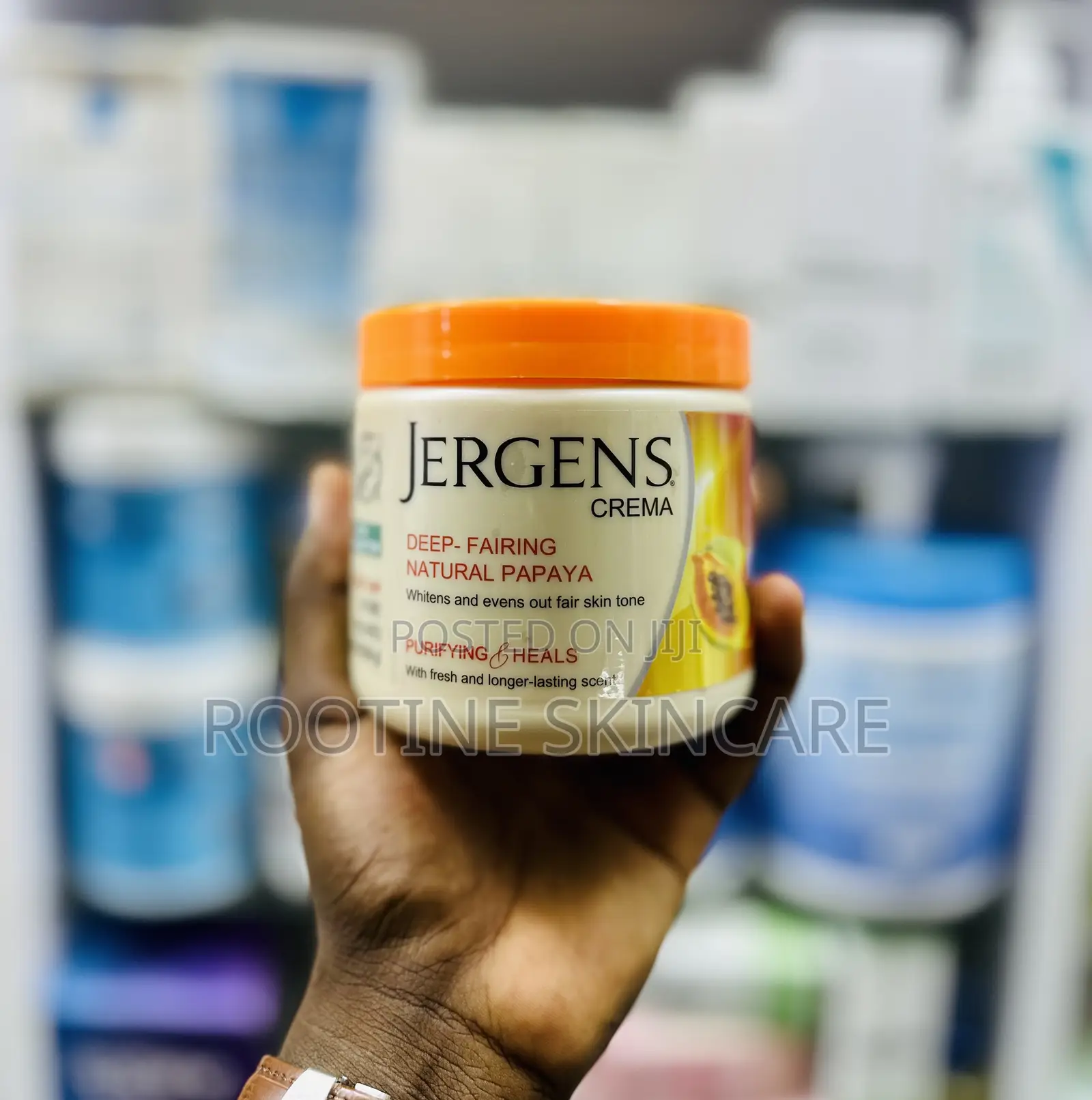 Jergens Deep Fairing Natural Papaya Whitening Body Cream