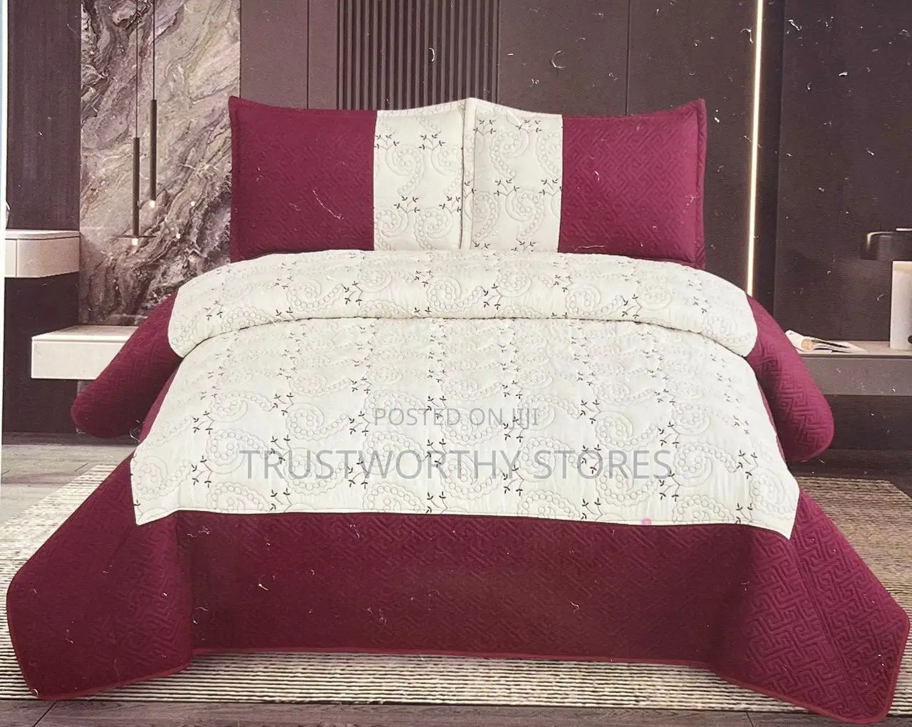 3pcs Cotton Bedspreads With 2 Pillowcases