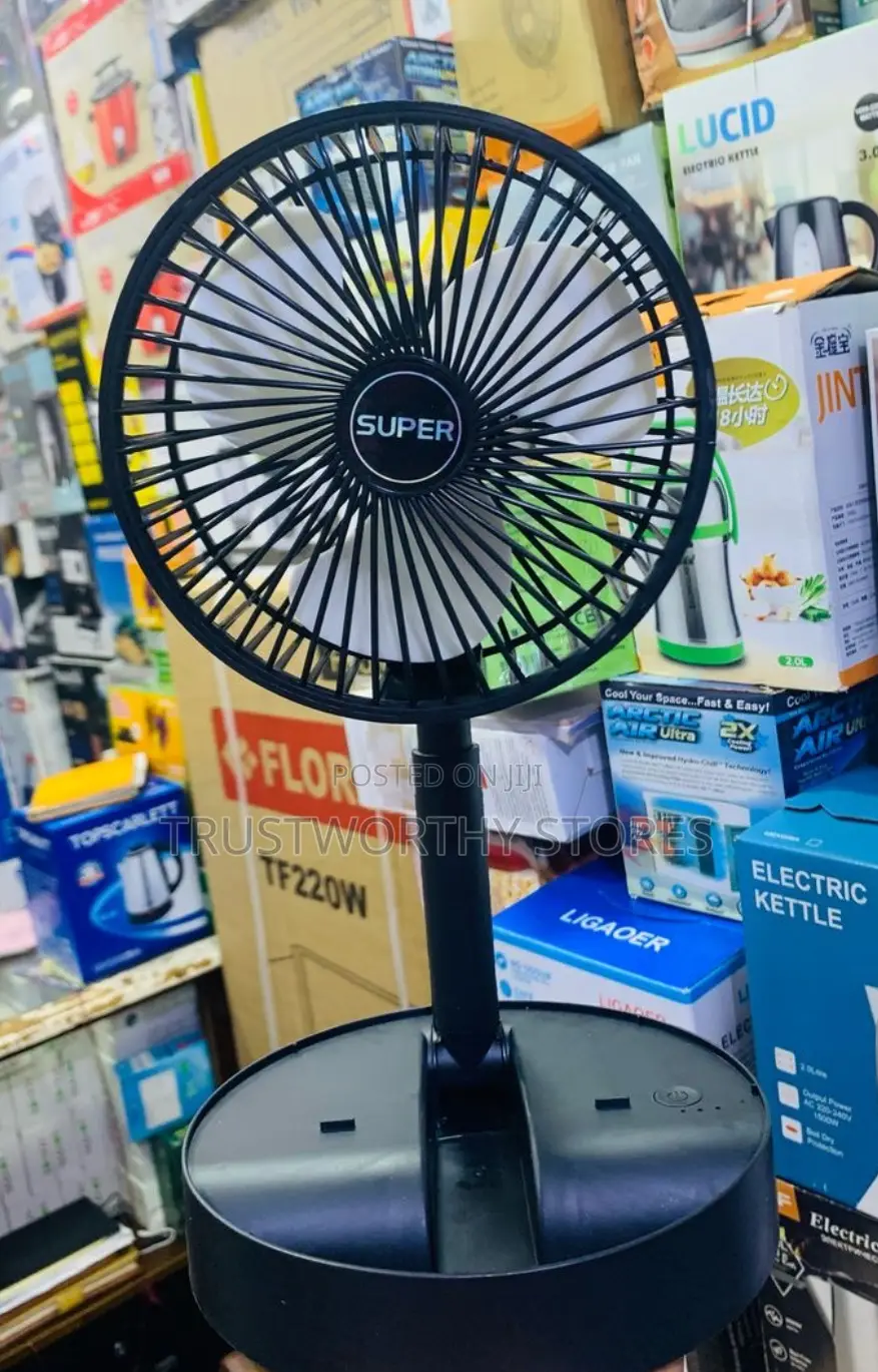 Mini Rechargeable Fan - Black