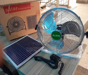 Photo - Solar Recharchable Fan