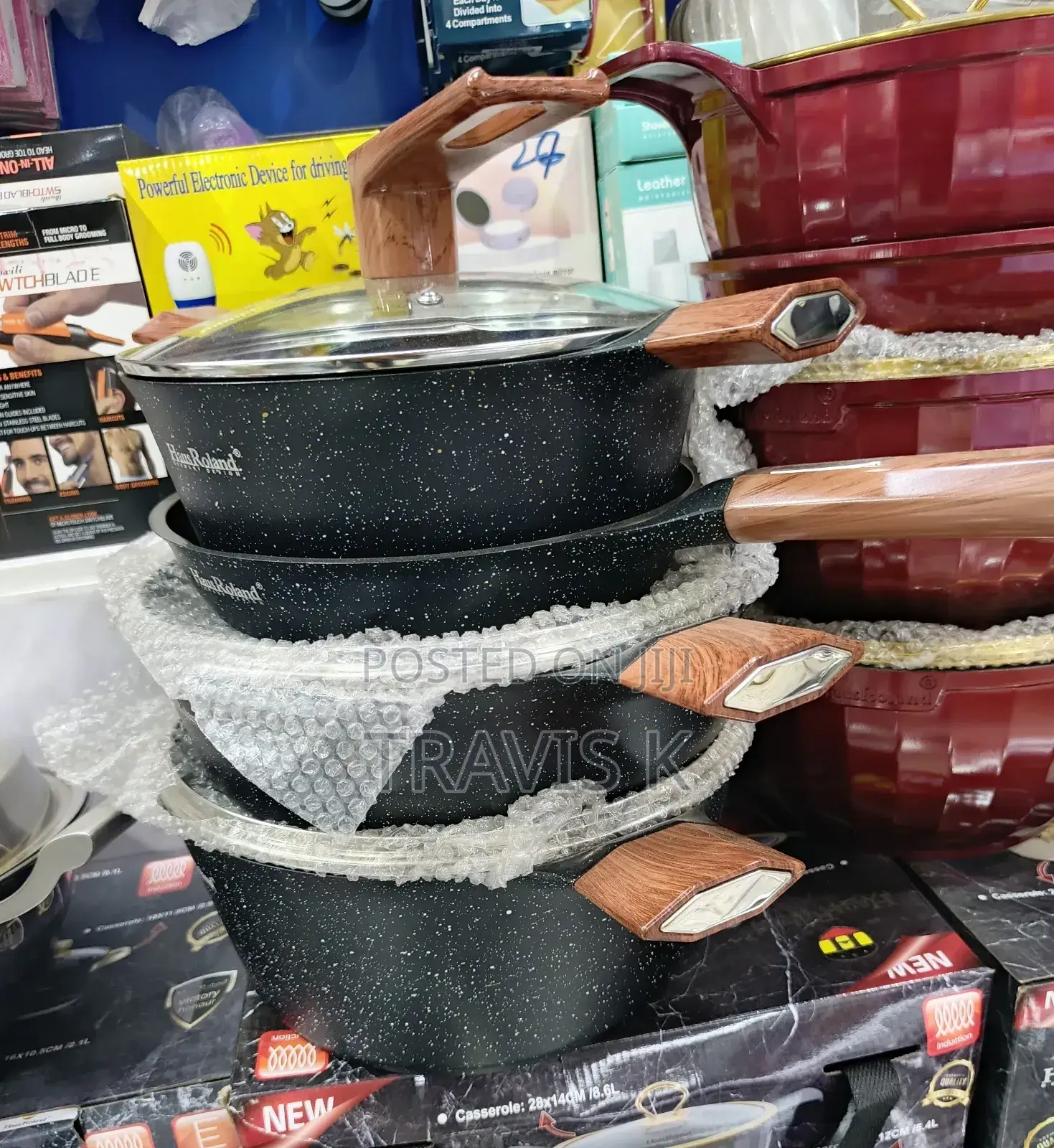 Haus Roland Granite 7pcs Cookware Set