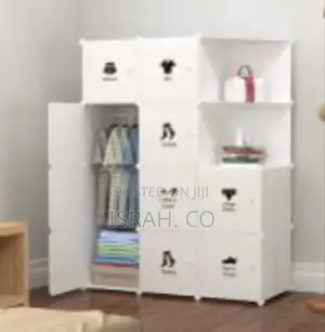3 Column Cloth Frame Portable Wardrobe Storage