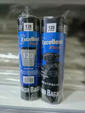 120 Litres Excellent Thick Black Trash Bag