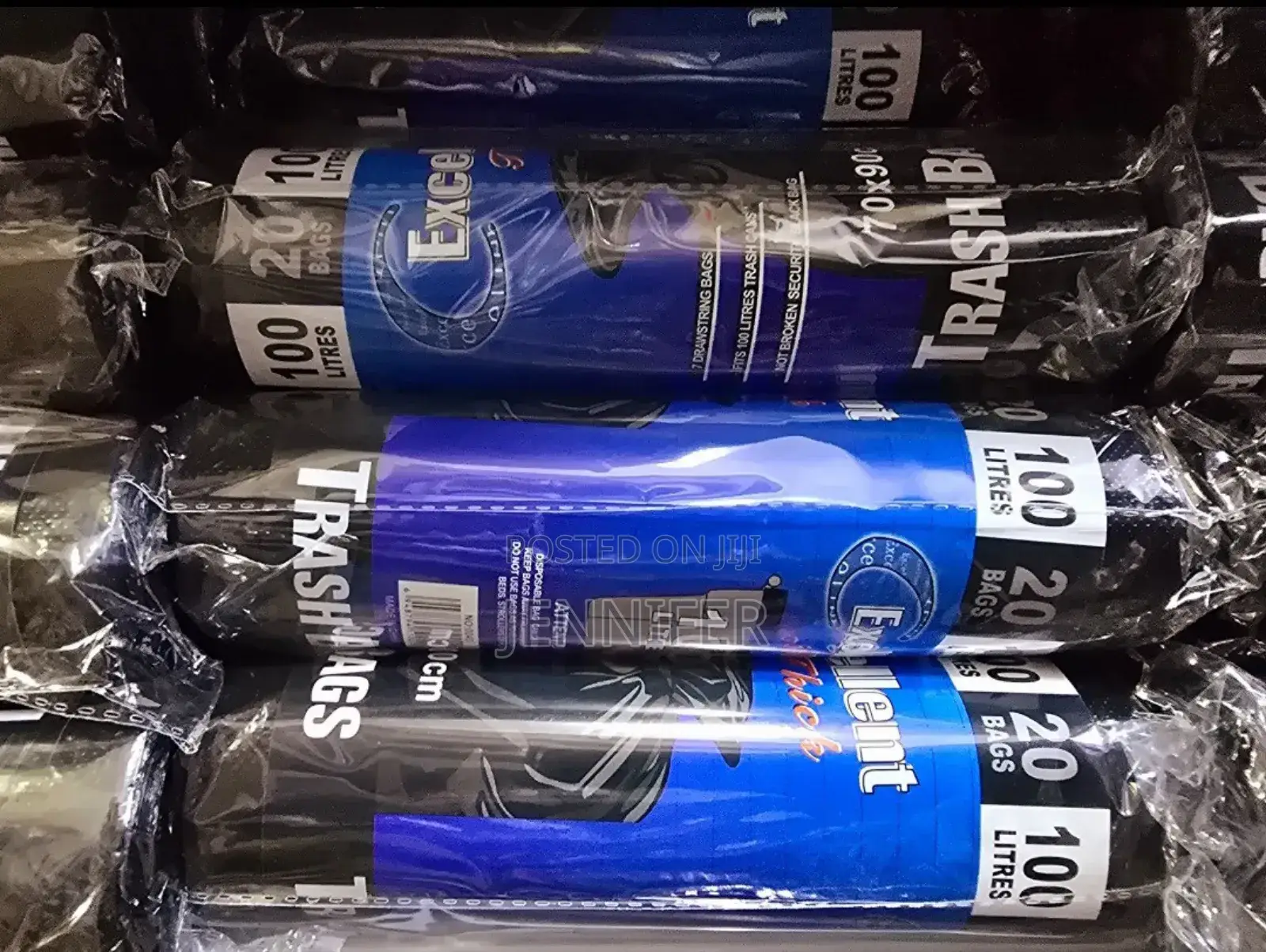 100 Litres Excellent Thick Black Trash Bag