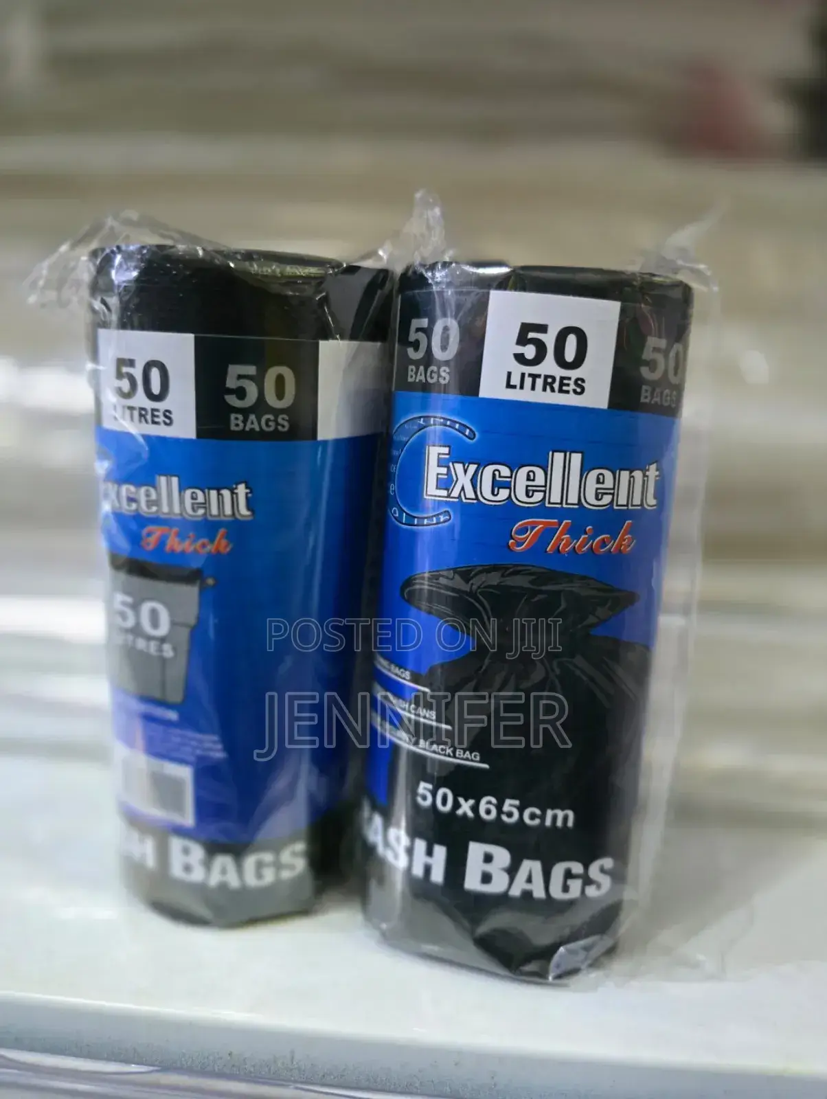 Excellent Thick Black Trash Bag 50 Litres