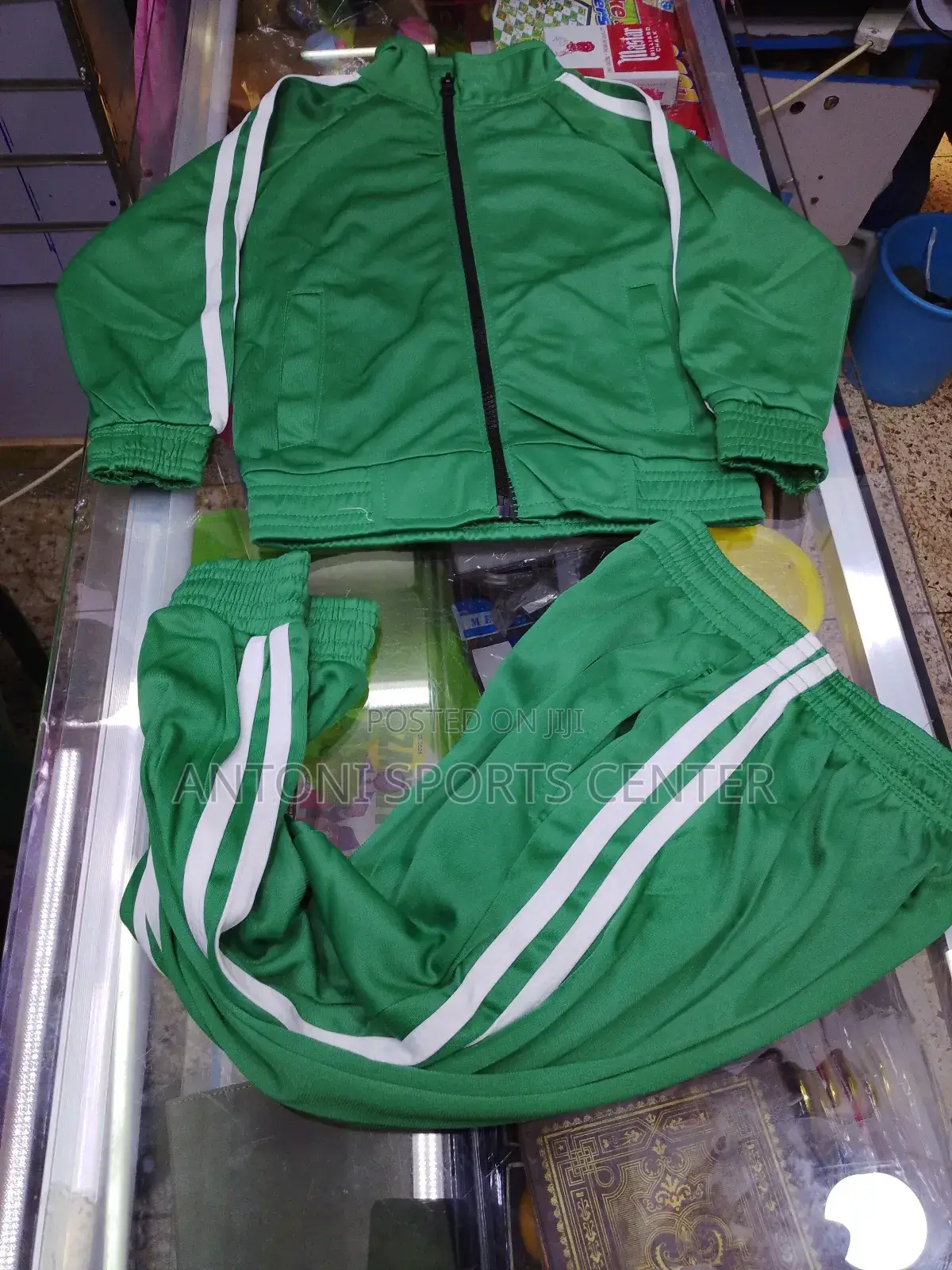 Kids Track Suit Green Color