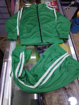 Kids Track Suit Green Color