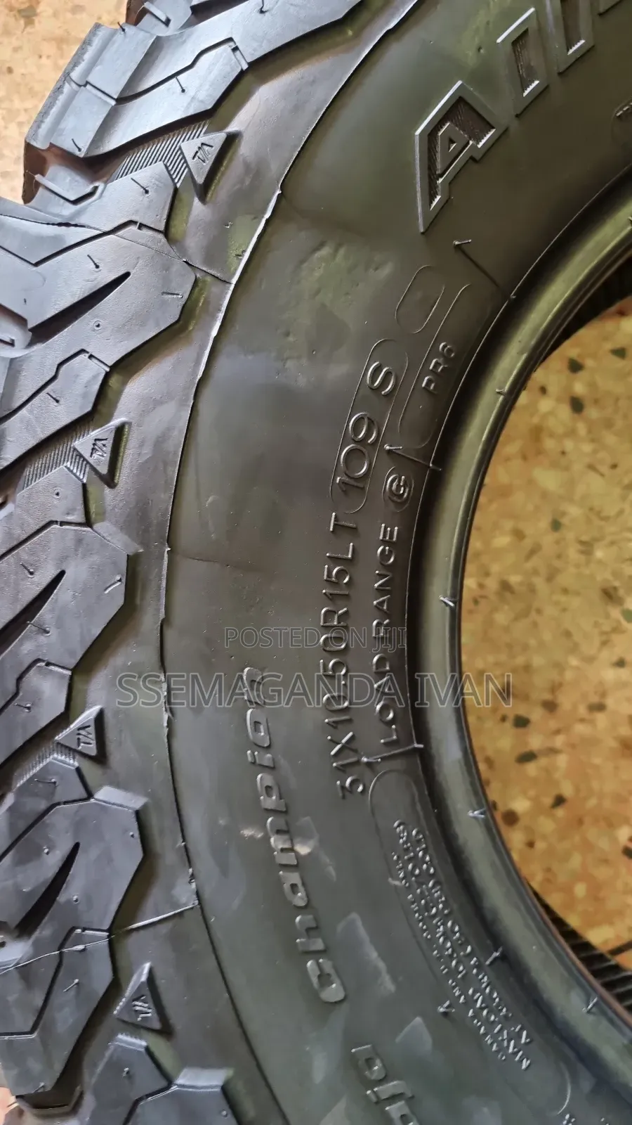 31x10.5r15 Bf Goodrich Foreign Used Tyre Slightly Used