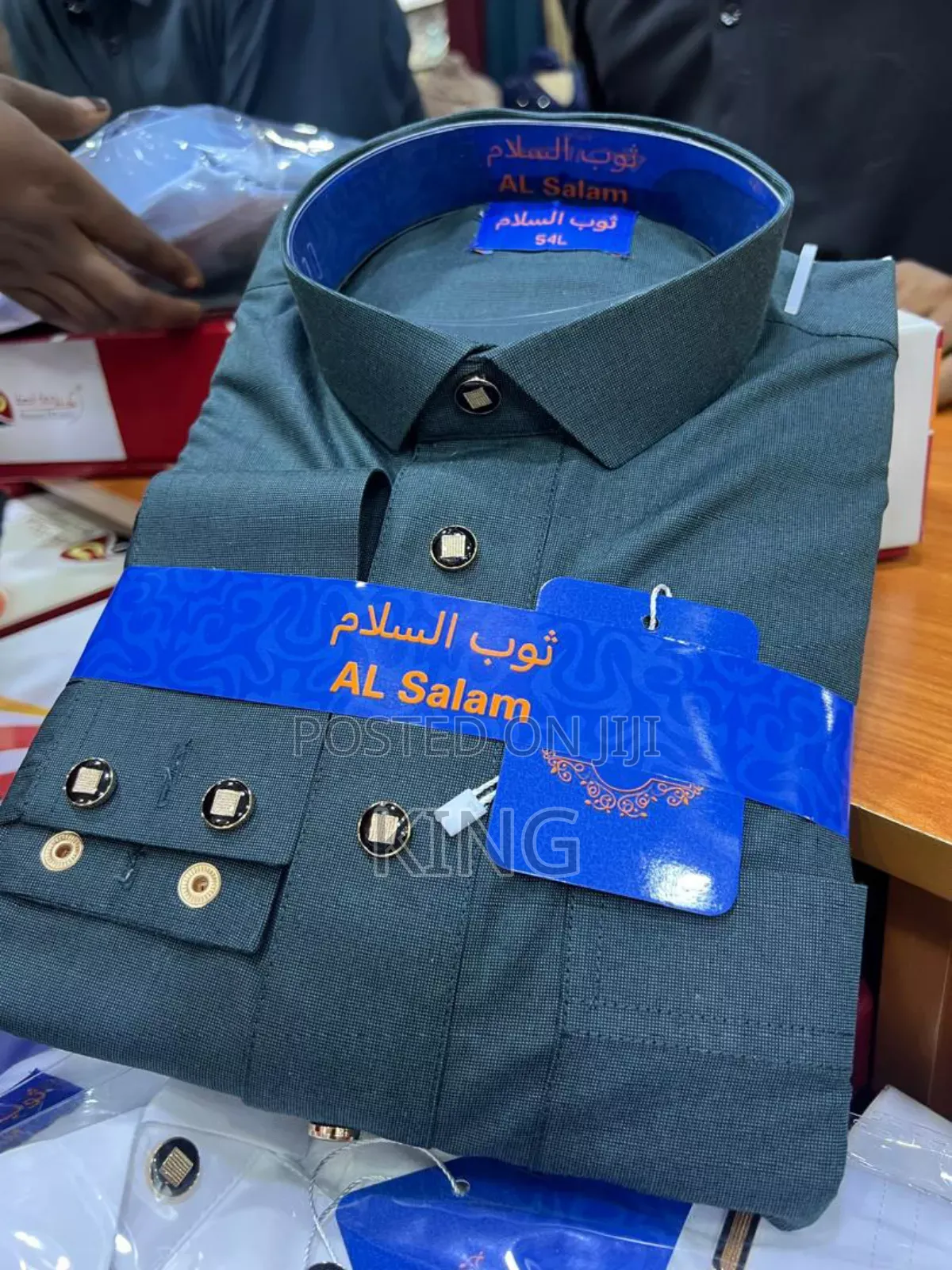 Glamorous Green Kanzu