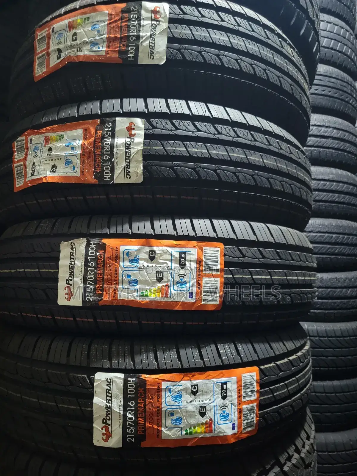 It's 215 70 R16 Brand New Powertrac Primemarch.
