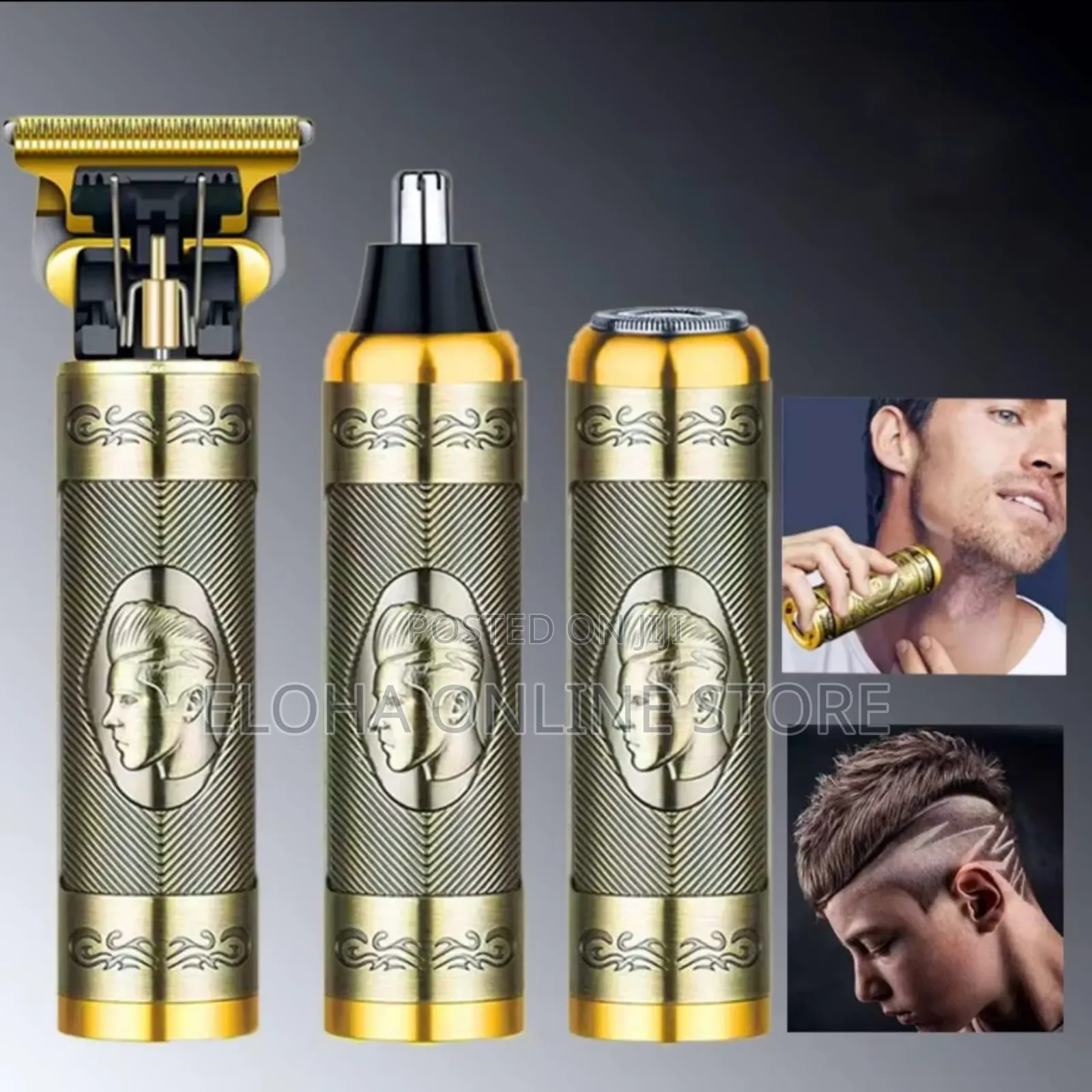 3in1 Men's Hair Clipper Shaver Grooming Set