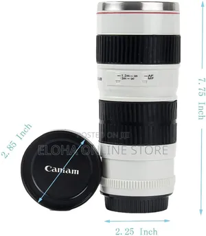 Camera Lens Coffee Mug /Travel Mug With a Lid