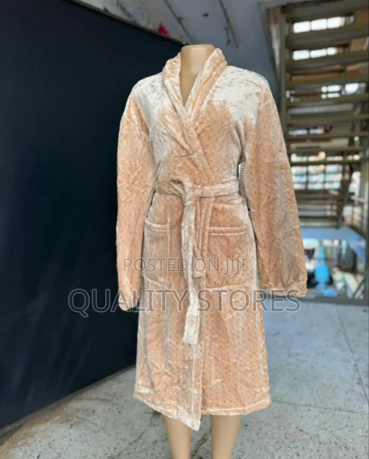 Cotton Bathrobe Brown