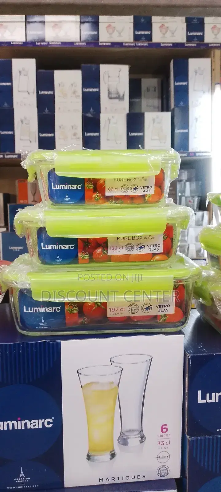 Glass Storage Containers 3 PCS