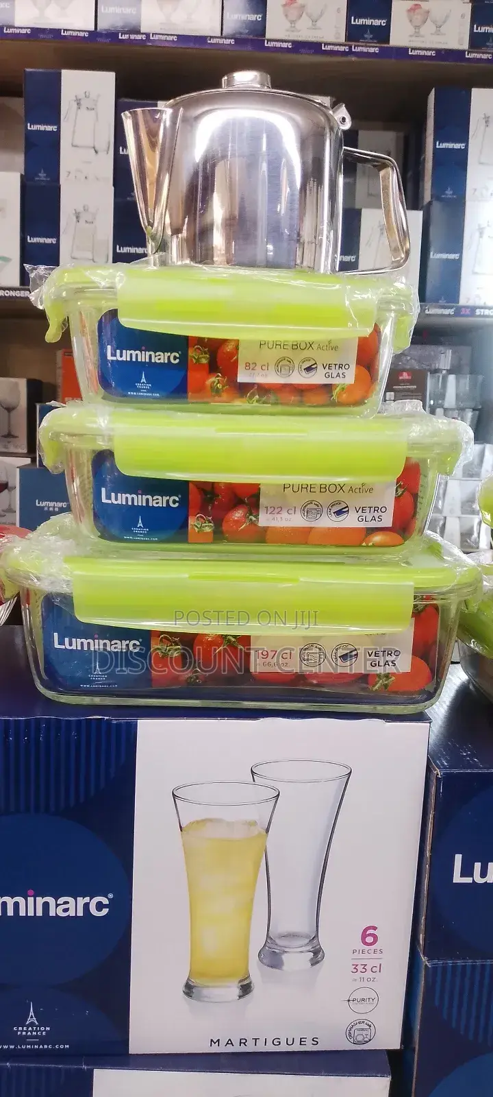 Glass Storage Containers 3 PCS