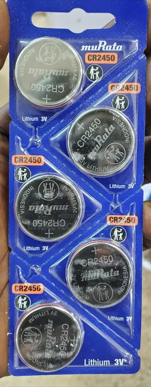 Cr2450 3v Lithium Coin Cell Battery (A Pack of 5 Pieces)
