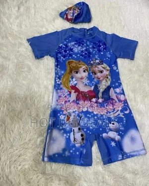 Cartoon Kids Swimming Costume One-Piece (3 - 12yrs)