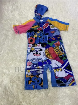 Cartoon Kids Swimming Costume One-Piece (3 - 12yrs)