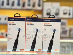 Porodo Electric Toothbrush With 2 Heads, 50 Days Battery