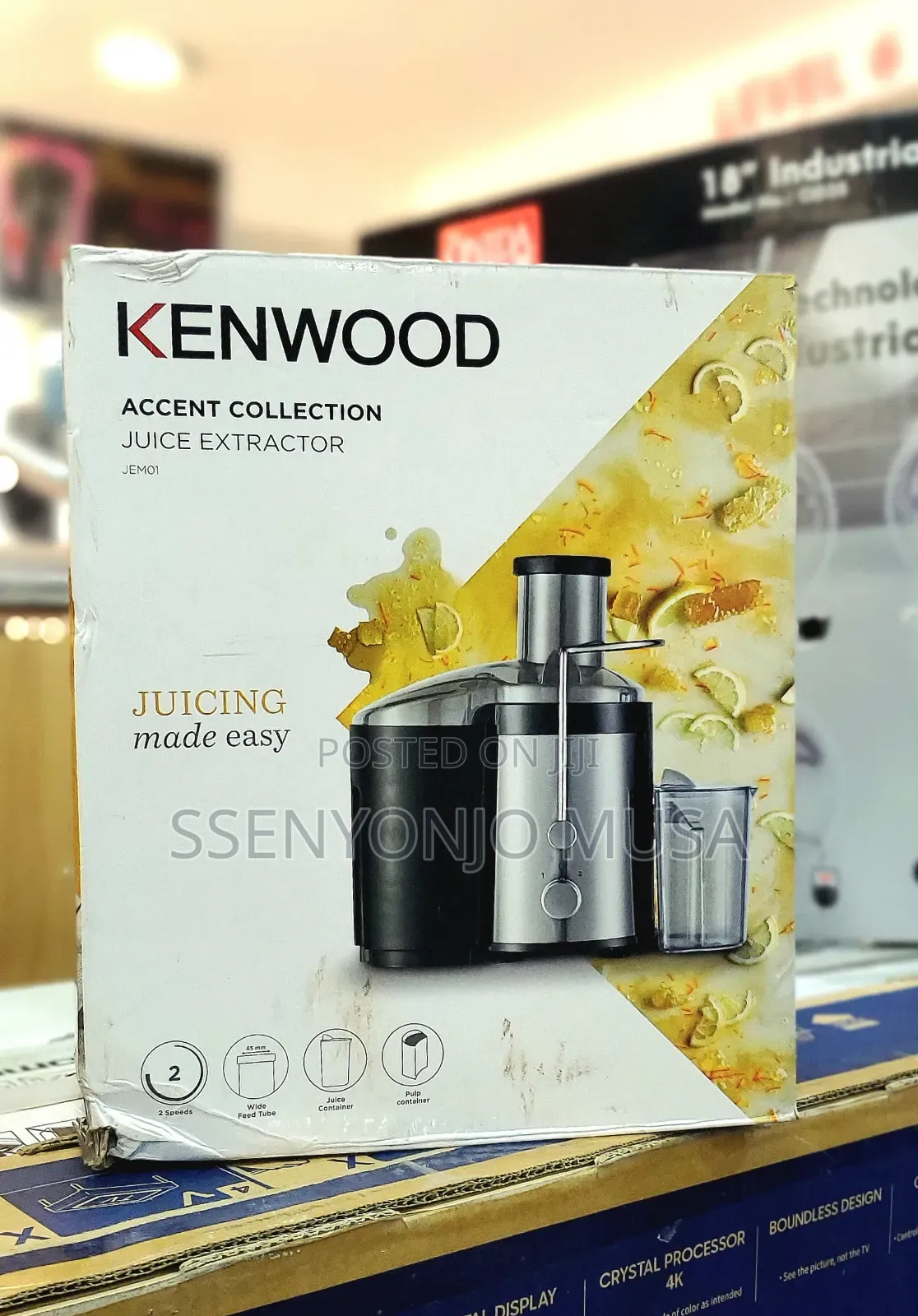Kenwood Juicer Extraction Jem01.000bk - Efficient