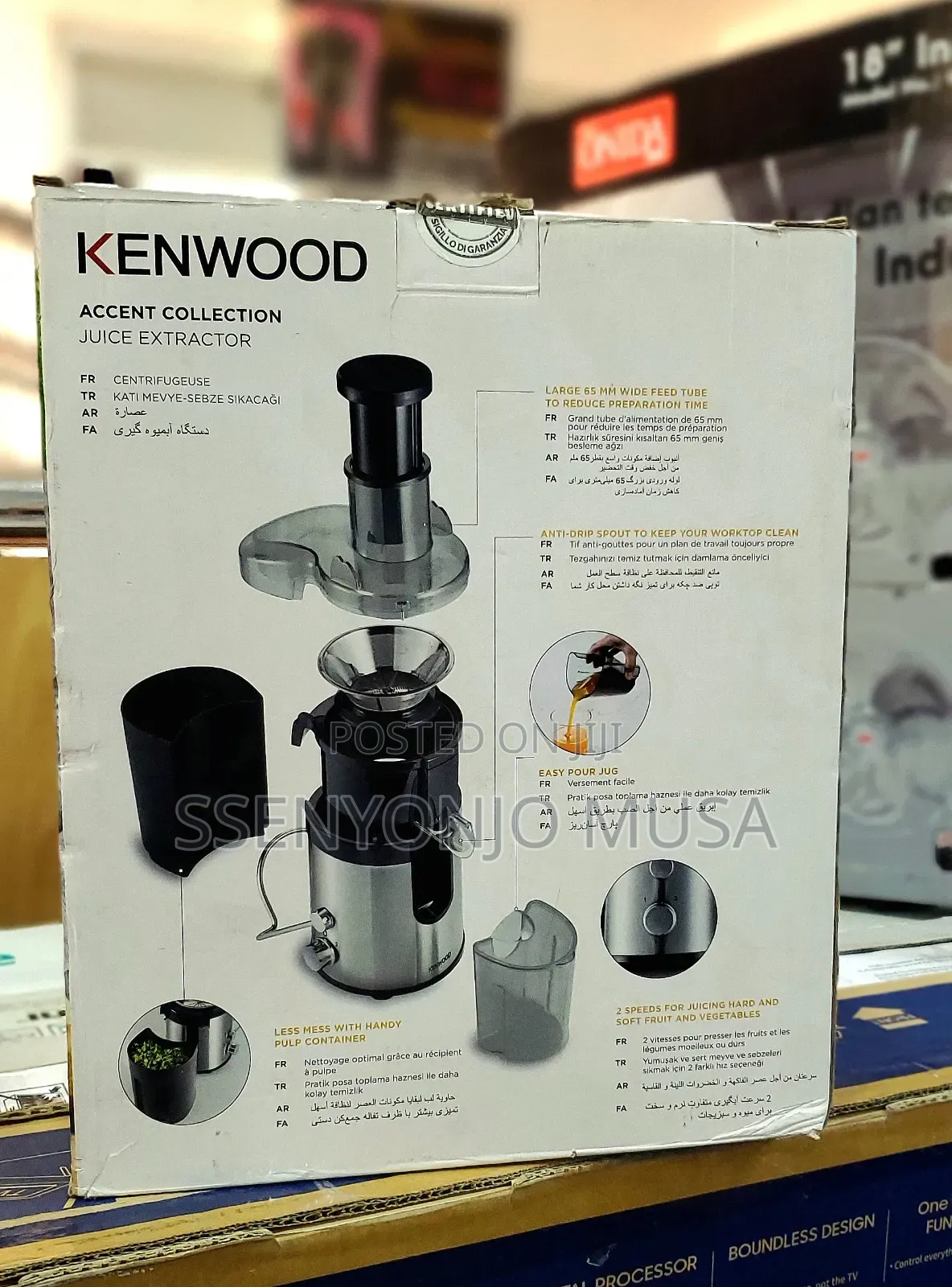 Kenwood Juicer Extraction Jem01.000bk - Efficient