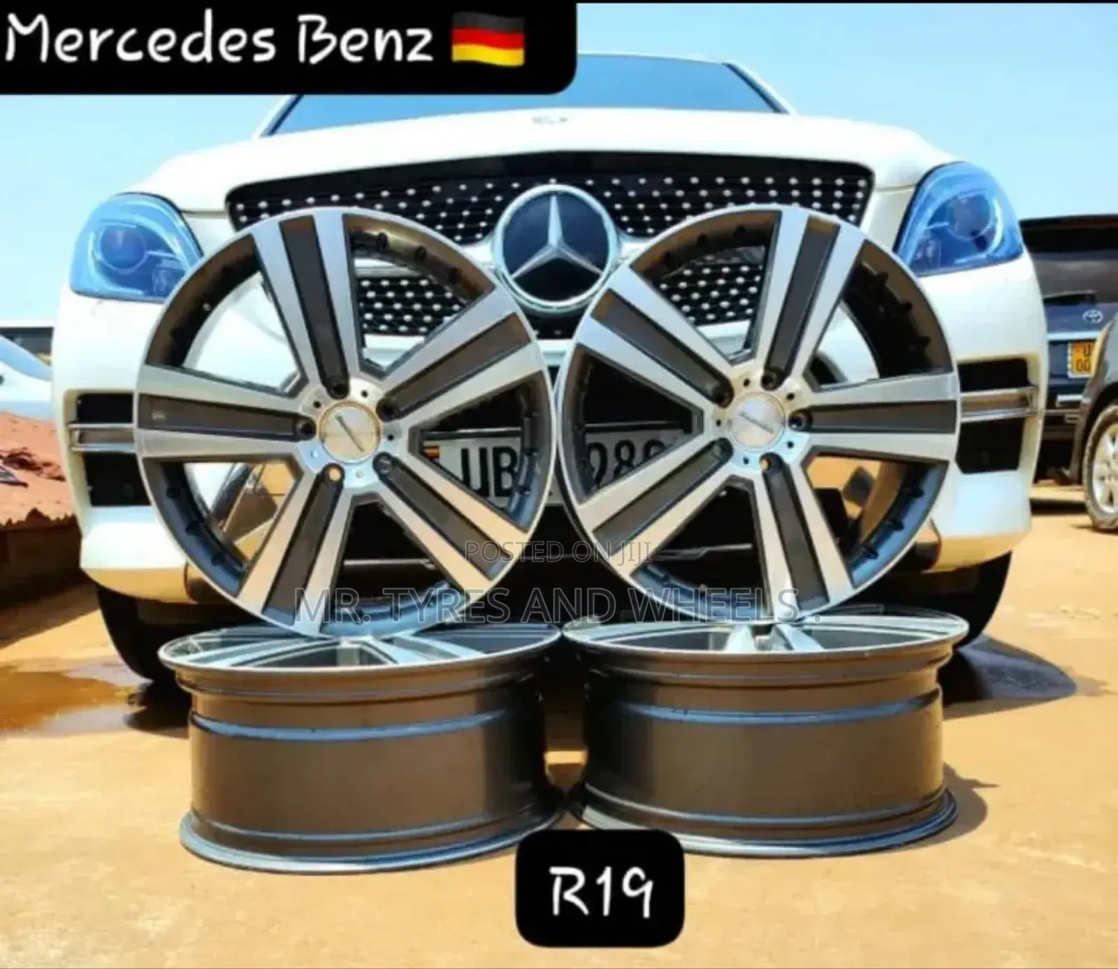 A Set of Rims for Benz Size 19 Don't Miss a Chance of It.