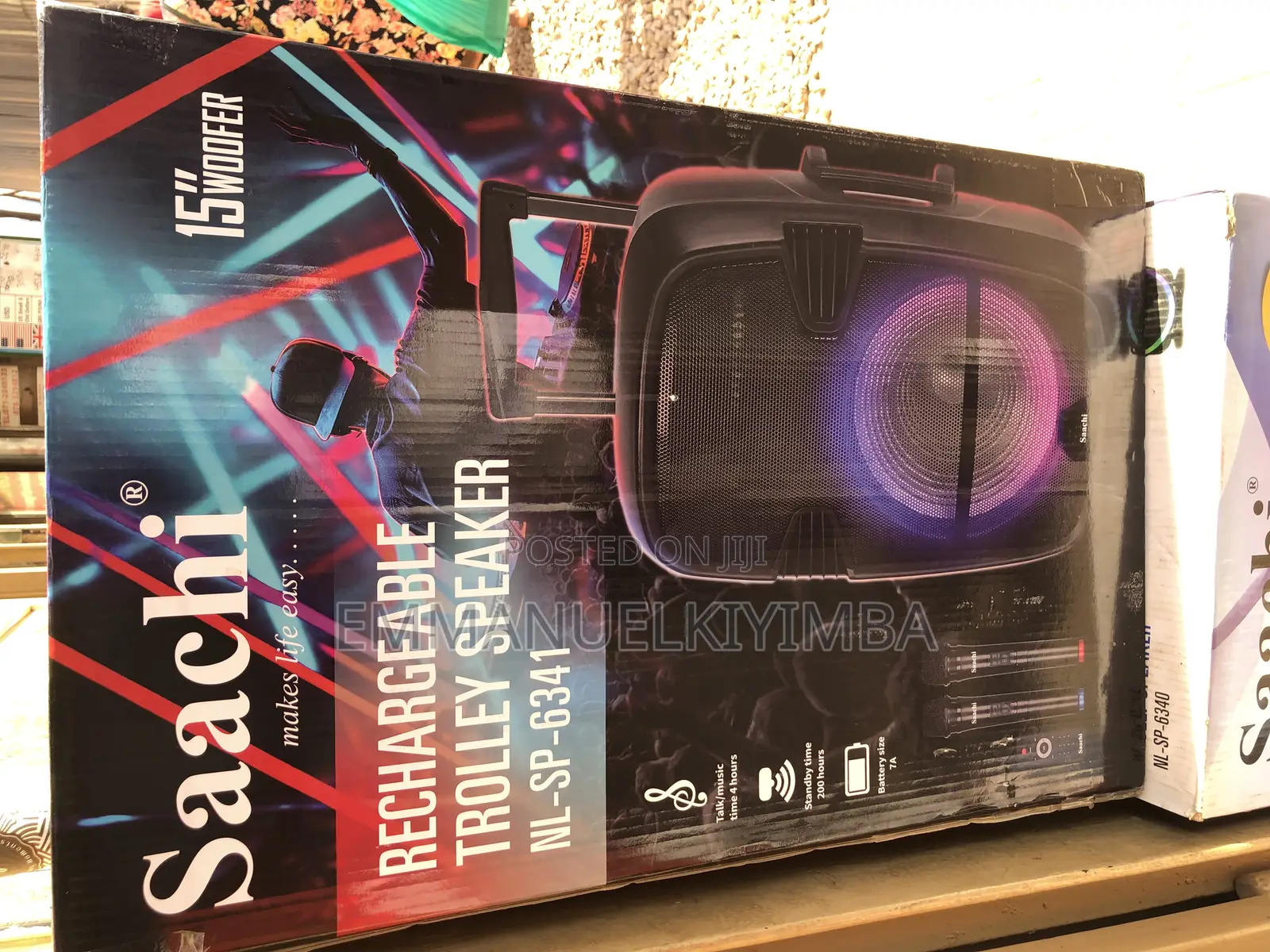 Rechargeable Speaker With Trolley